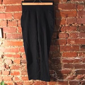 Brass Ponte Pant, pull-on, black, sz XS